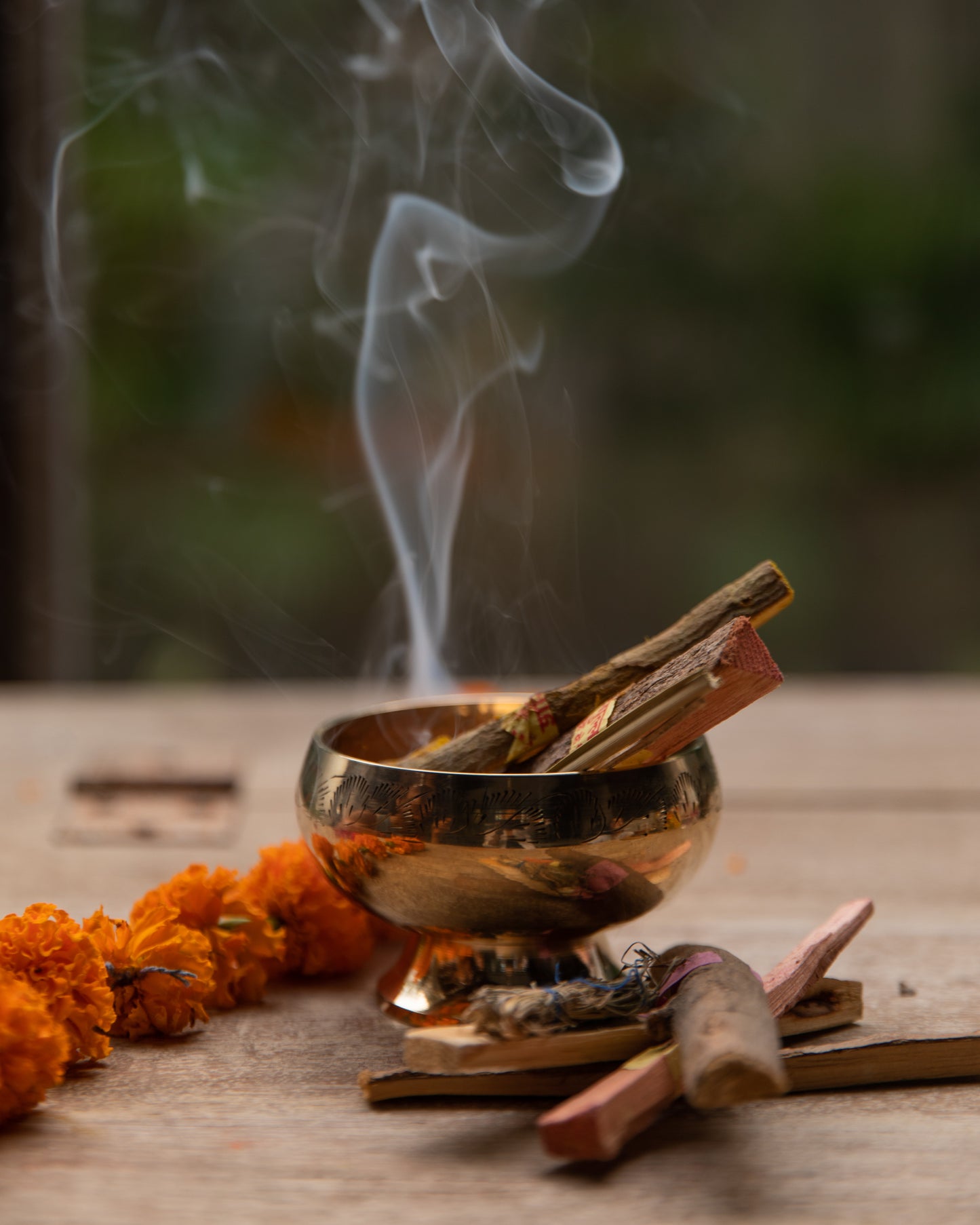 The Sacred Timber of Celestial Harmony Navgrah Wood resonates with the nine celestial bodies (Navgrahas) used in havan.