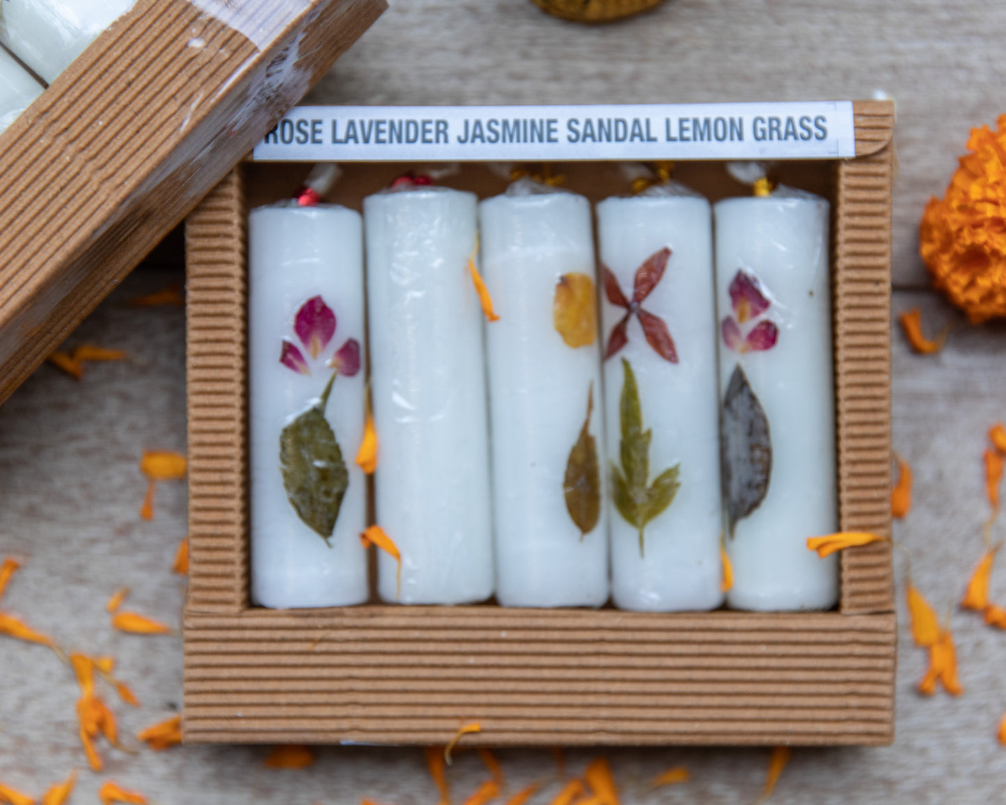 Our candles are crafted with the highest quality soybean wax, chosen for its eco-friendly properties, clean-burning nature, and soothing fragrance.