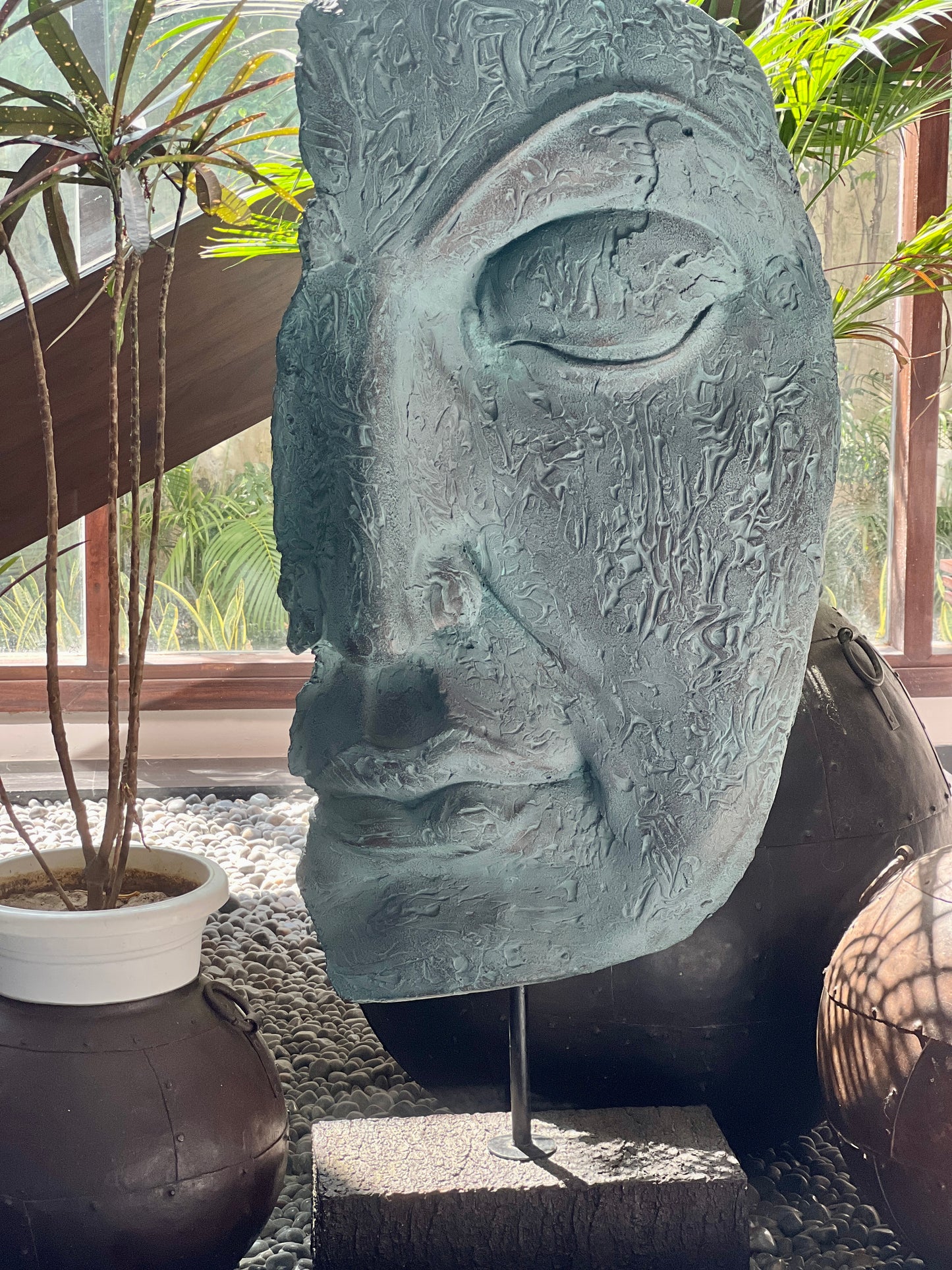 This striking piece captures the essence of human emotion and beauty, blending modern aesthetics with timeless craftsmanship. The Ethereal Visage Sculpture is sure to spark conversation and inspire admiration.