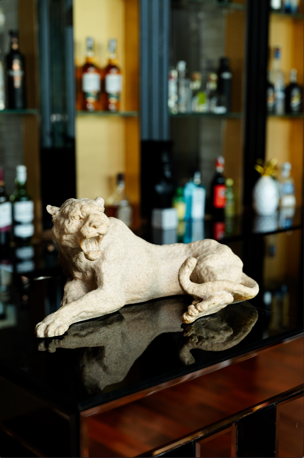 Bring the wild beauty of nature into your home with our stunning Resin Sand Finish Sitting Leopard. Crafted from high-quality resin and featuring a unique sand finish, this exquisite sculpture captures the grace and power of the leopard in a seated pose, making it a captivating addition to any decor.