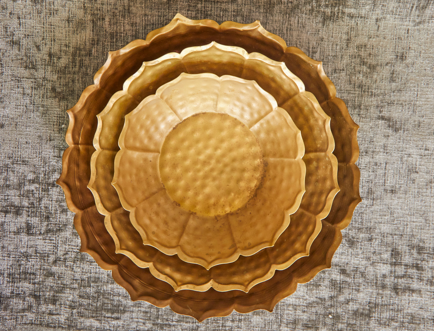Urli's Made Of Brass In An Antique Finish.