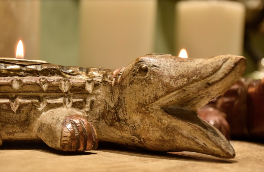 Crocodile Candle Holders