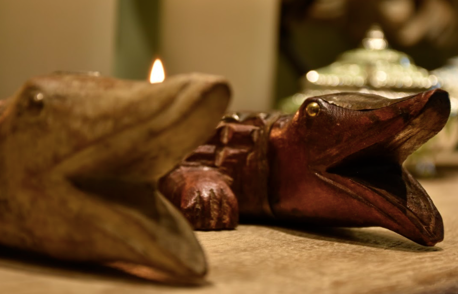 Crocodile Candle Holders
