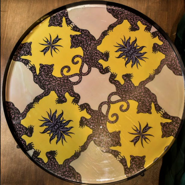 Printed Panther Table