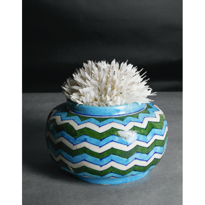 A blue and super cute planter\pot!!