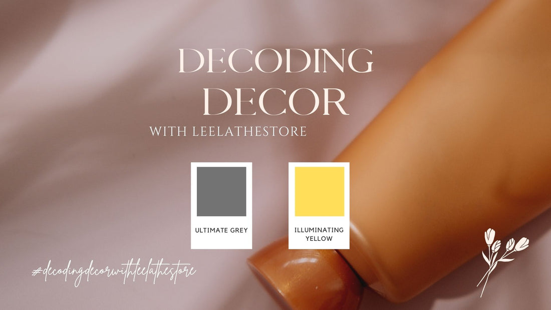 A Weekly series called decoding decor with kriti sharma giving insight into the new interior trends and how to intrigrate them into your home on leelathestore.com