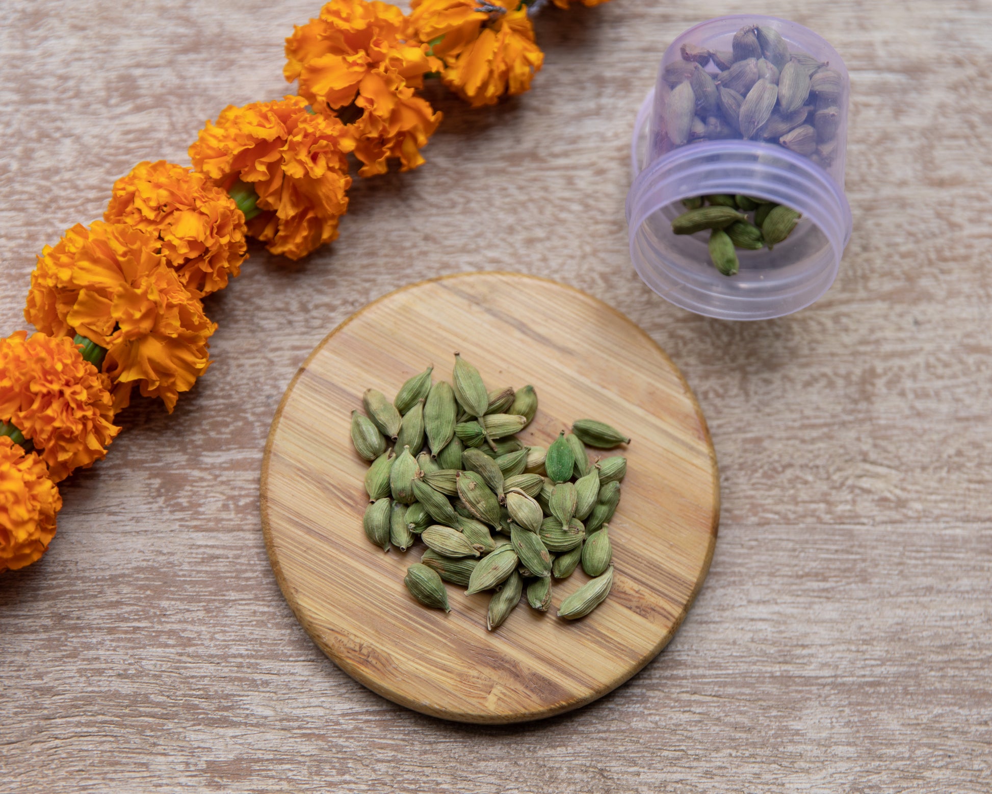 Elaichi, or cardamom, stands as a symbol of purity, fragrance, and spiritual awakening.