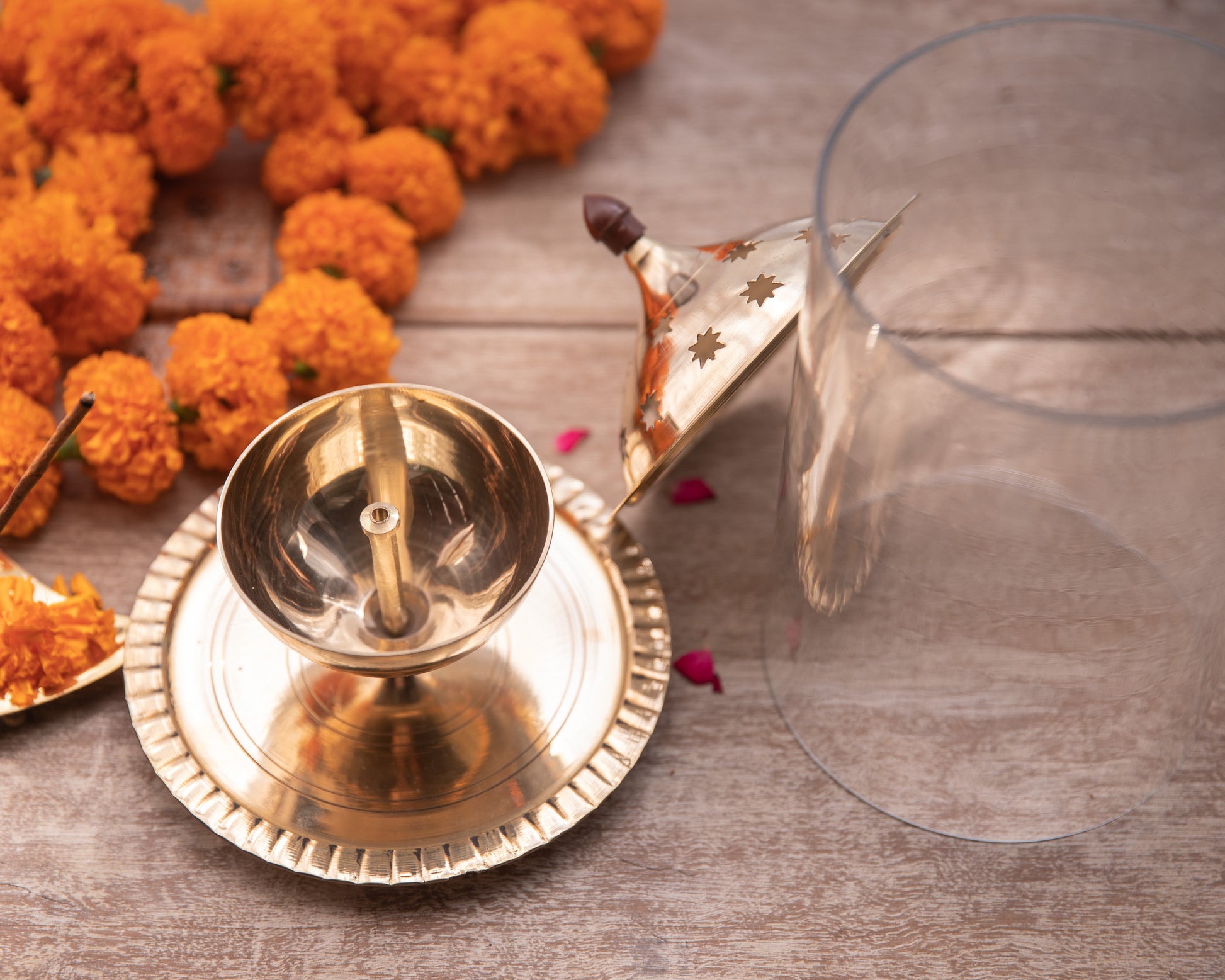 Our Jaali Glass Akhand Diya, a timeless and sacred symbol of light, spirituality, and devotion.