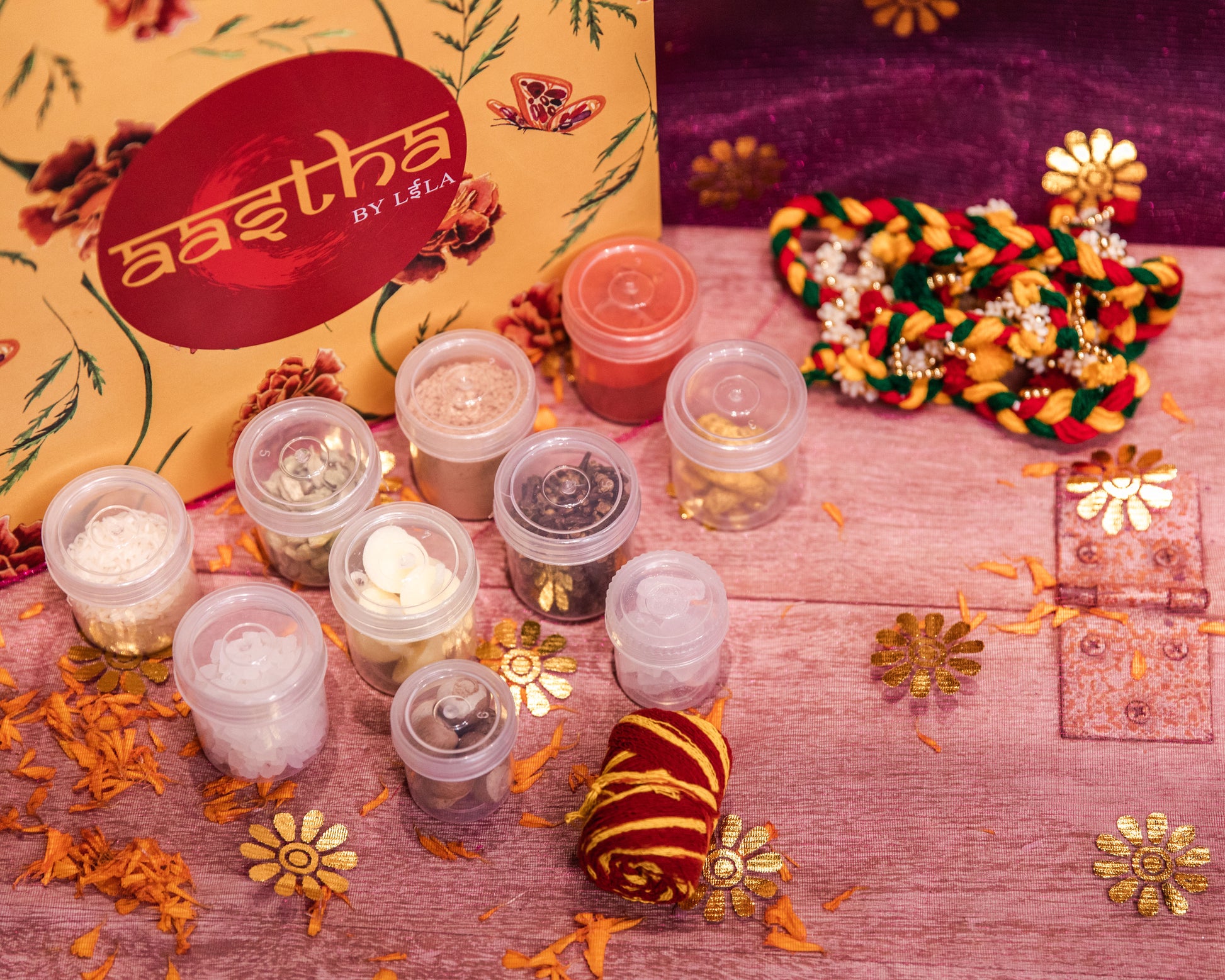 LeelaTheStore's Navratri Pooja Box is a complete set that includes all the essential samagri required for a proper Navratri pooja.