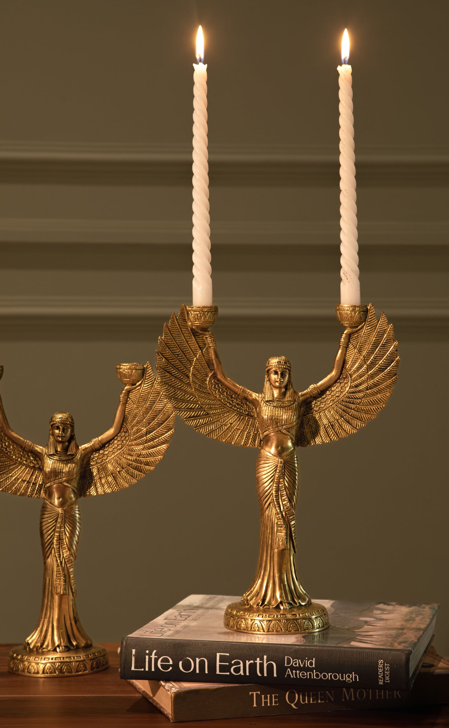 Immerse yourself in the enchanting world of ancient Egypt with our Egyptian Candle Stands.