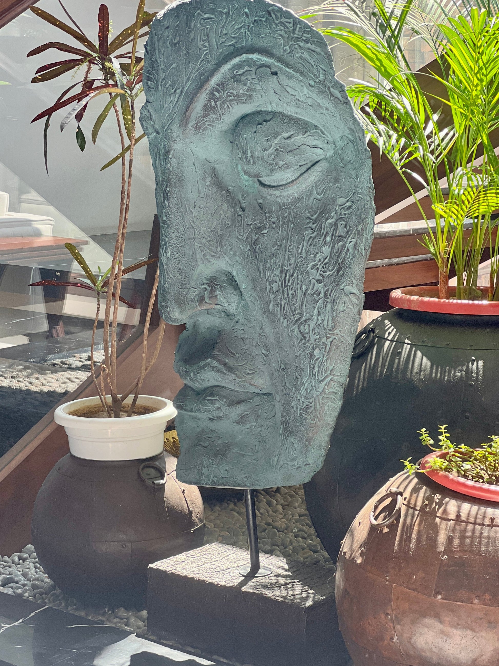 This striking piece captures the essence of human emotion and beauty, blending modern aesthetics with timeless craftsmanship. The Ethereal Visage Sculpture is sure to spark conversation and inspire admiration. 