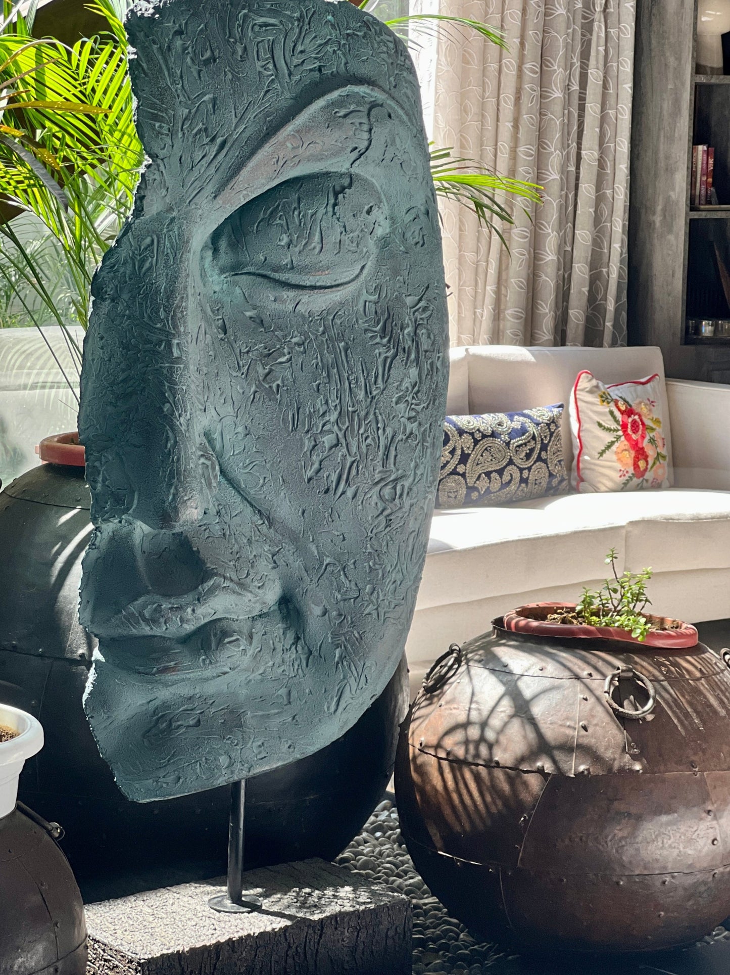 This striking piece captures the essence of human emotion and beauty, blending modern aesthetics with timeless craftsmanship. The Ethereal Visage Sculpture is sure to spark conversation and inspire admiration. 