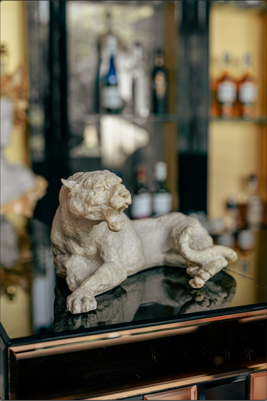 Bring the wild beauty of nature into your home with our stunning Resin Sand Finish Sitting Leopard. Crafted from high-quality resin and featuring a unique sand finish, this exquisite sculpture captures the grace and power of the leopard in a seated pose, making it a captivating addition to any decor. 