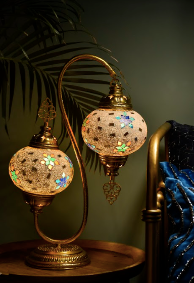 Mosaic Turkish Lamp
