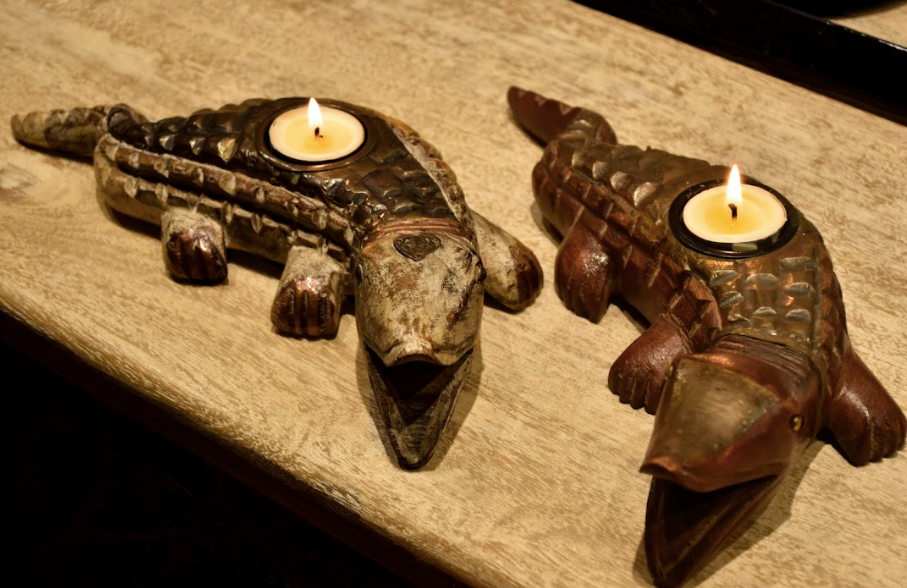 Crocodile Candle Holders