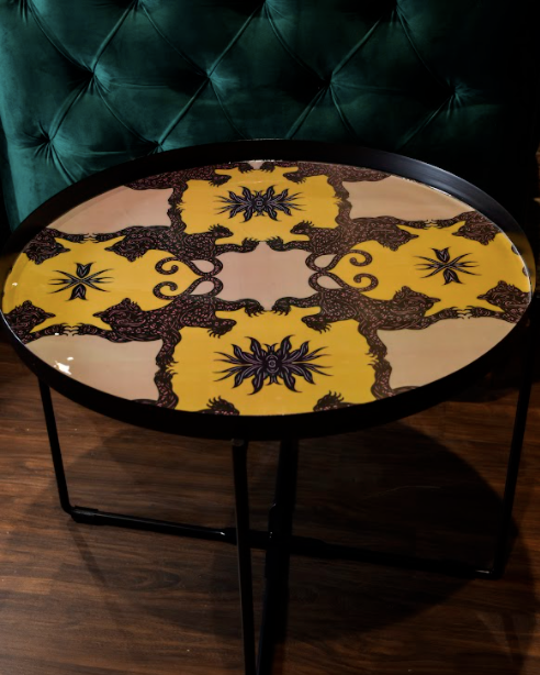Printed Panther Table