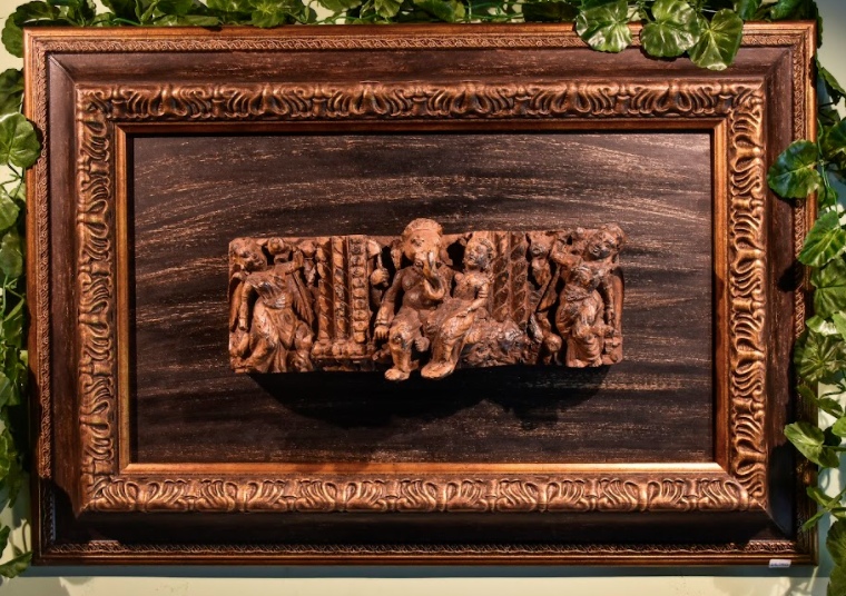 Mango Wood Planks carved out by hand depicting the ancient carving culture of india.