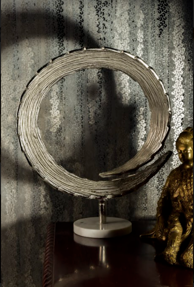Our Orb Home Showpiece, a metallic shelf decor accessory is an evergreen home accent.