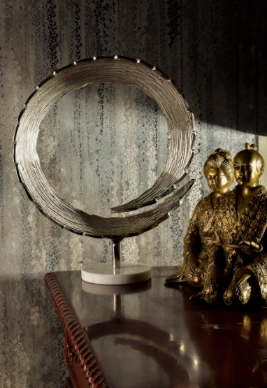 Our Orb Home Showpiece, a metallic shelf decor accessory is an evergreen home accent.