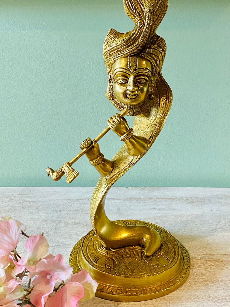 Made with a 100% Brass, the Brass Krishna Motif Is Our Ode To Lord Krishna, This Janmashtami. 