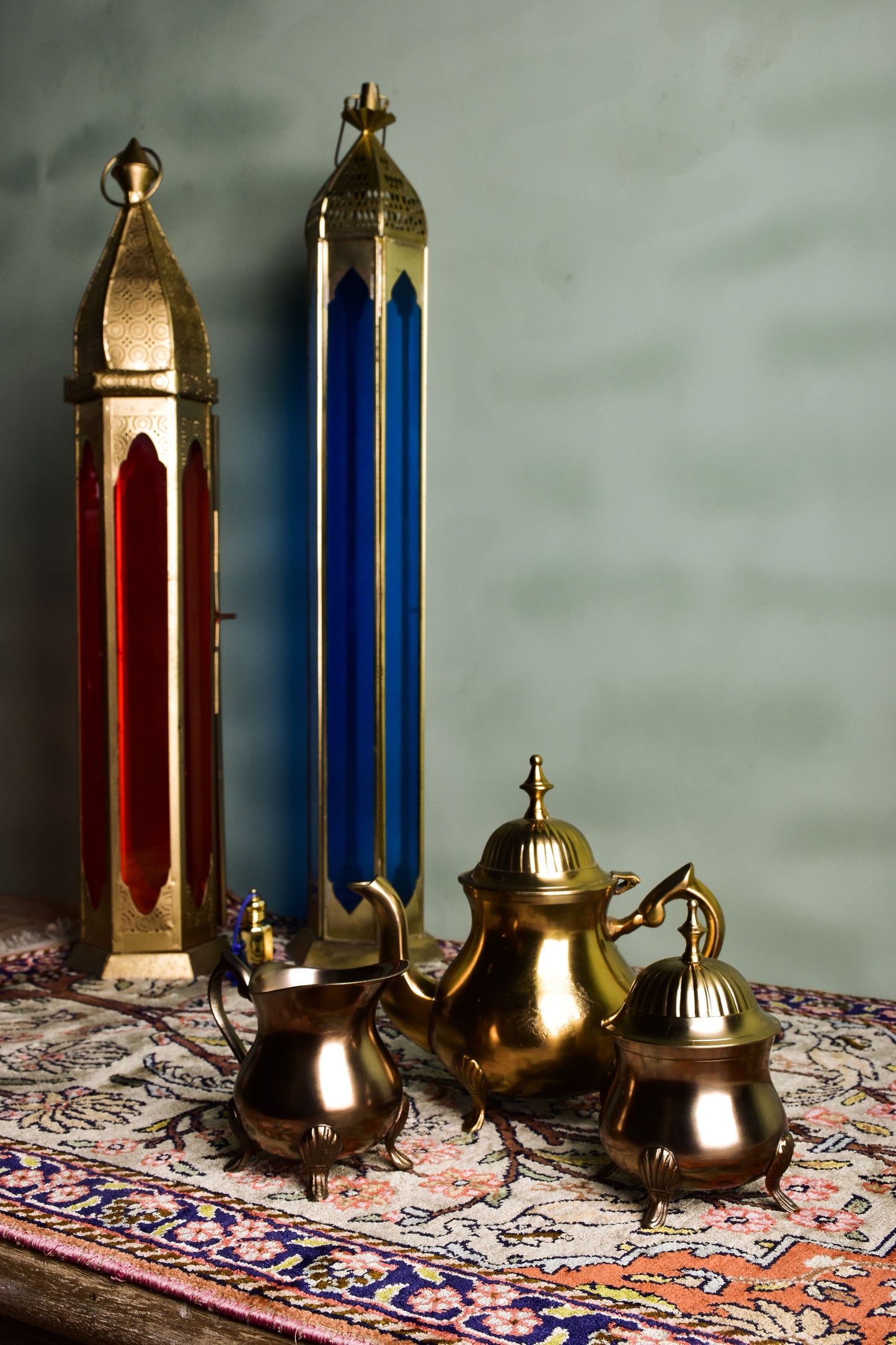 Brass Tea Set